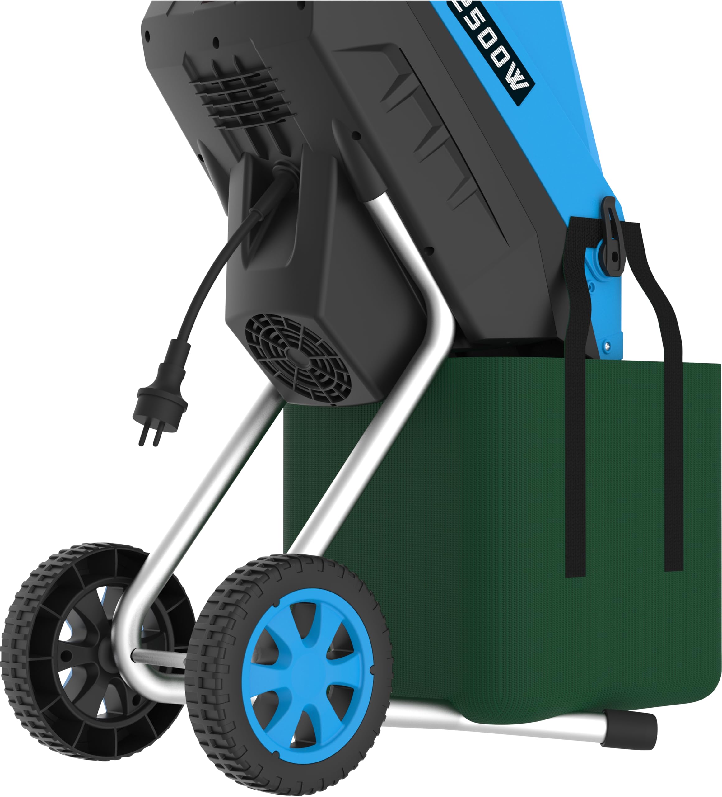 Güde Gartenhäcksler GH 2501 2500 W Messertechnik Selbsteinzug max. Astdicke 45 mm inkl. Fangsack 45 L
