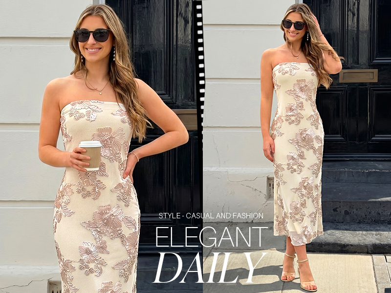 jocelyn elegant floral sheath dress Jocelyn® main image 1