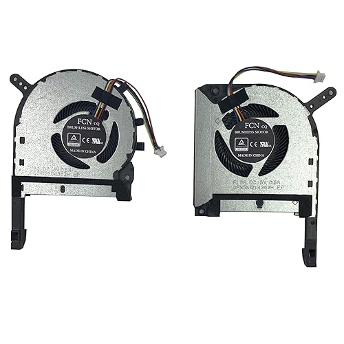 BestParts - Ventilador de refrigeración para Asus TUF Gaming FX505 FX505GE FX505GM FX86FE FX86FM FX86SM FX505DT FX705DT FX505DU FX505DY FX505GT