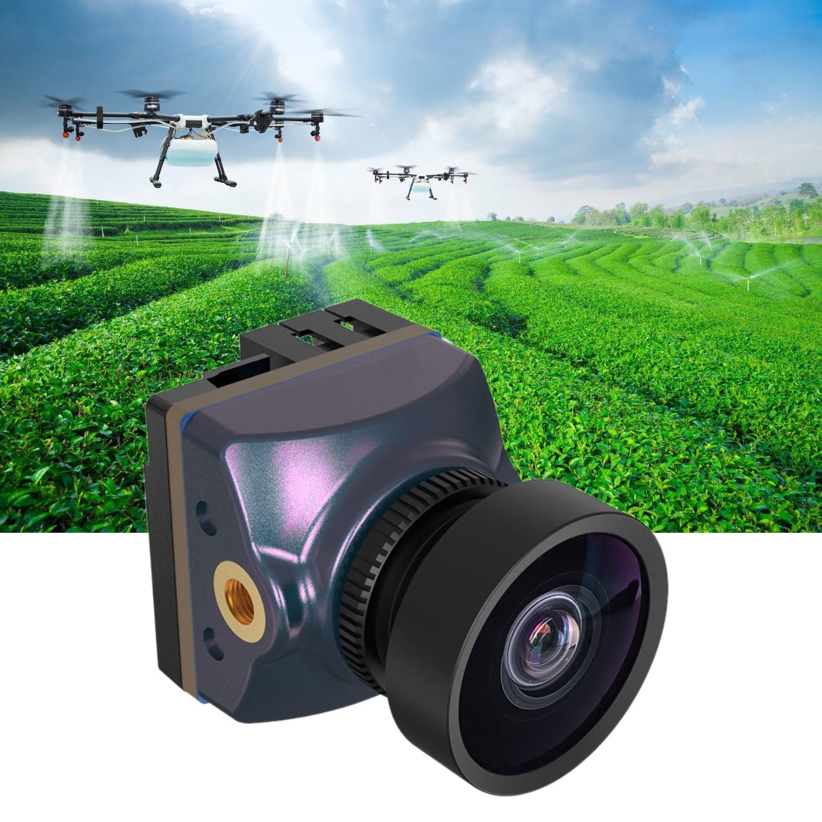Nano4 Racings - Telecamera per drone, 1200 TVL, resistente alle intemperie, per voli all'aperto, fotocamera ad alta risoluzione