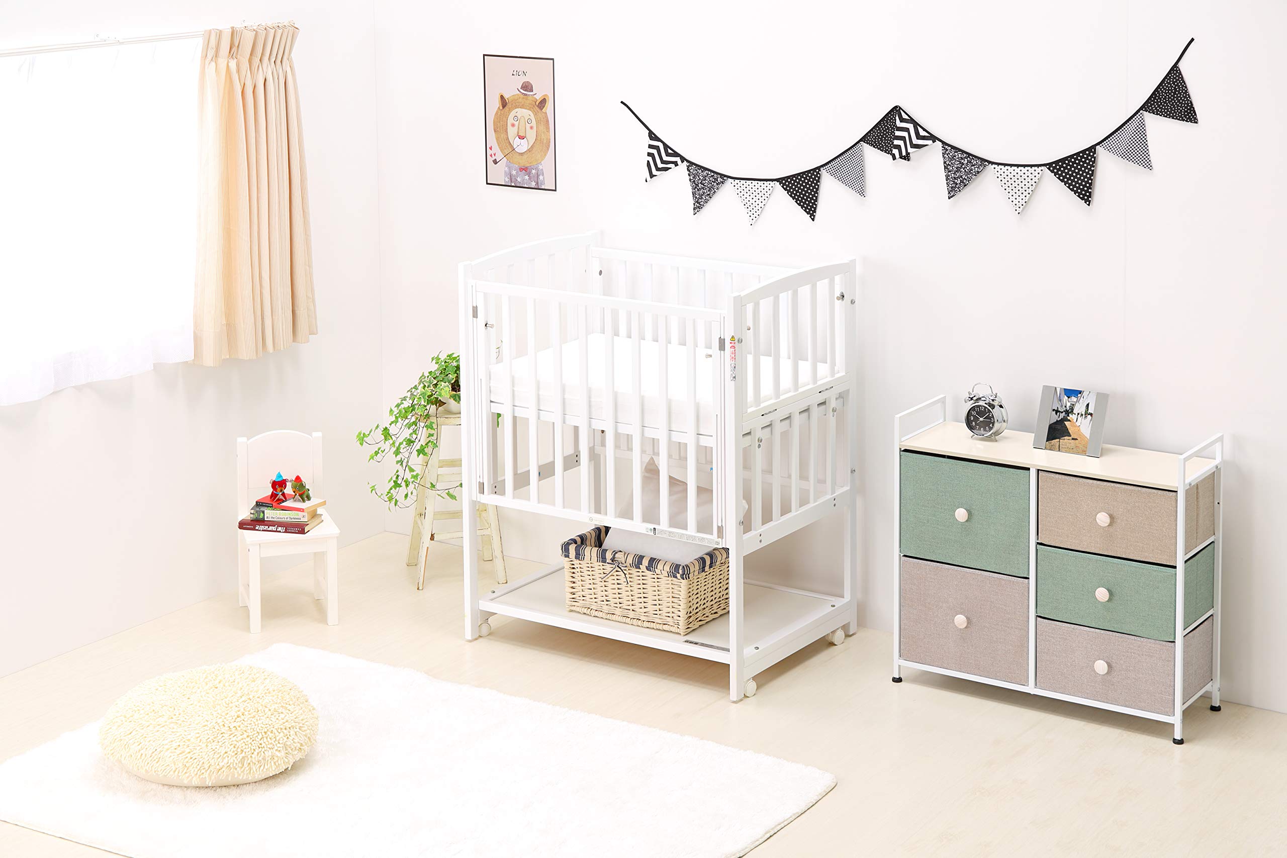 Amazon.co.jp: ヤマサキ コンパクトベッド ツーオープン(ホワイト  