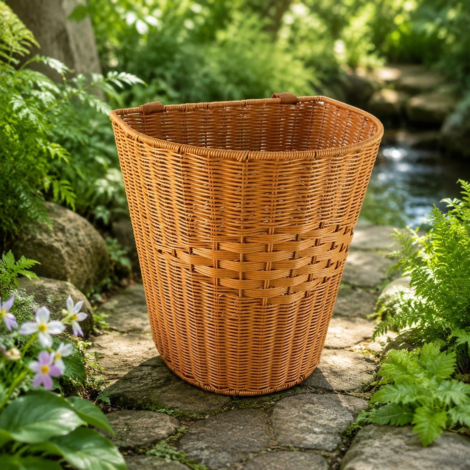 Erntekorb, Praktischer Vintage Picknickkorb für Gartenarbeit Und Mehr.