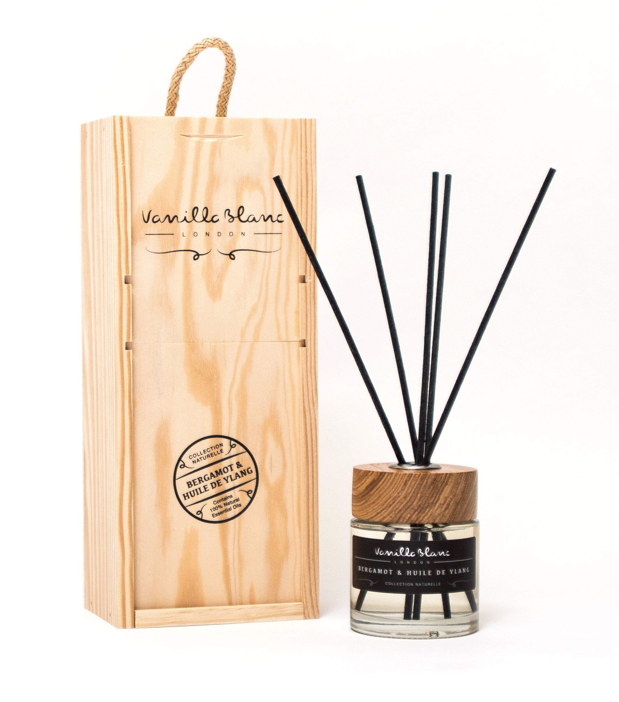 Vanilla Blanc - Diffusore Naturale Con Canna Racchiuso In Una