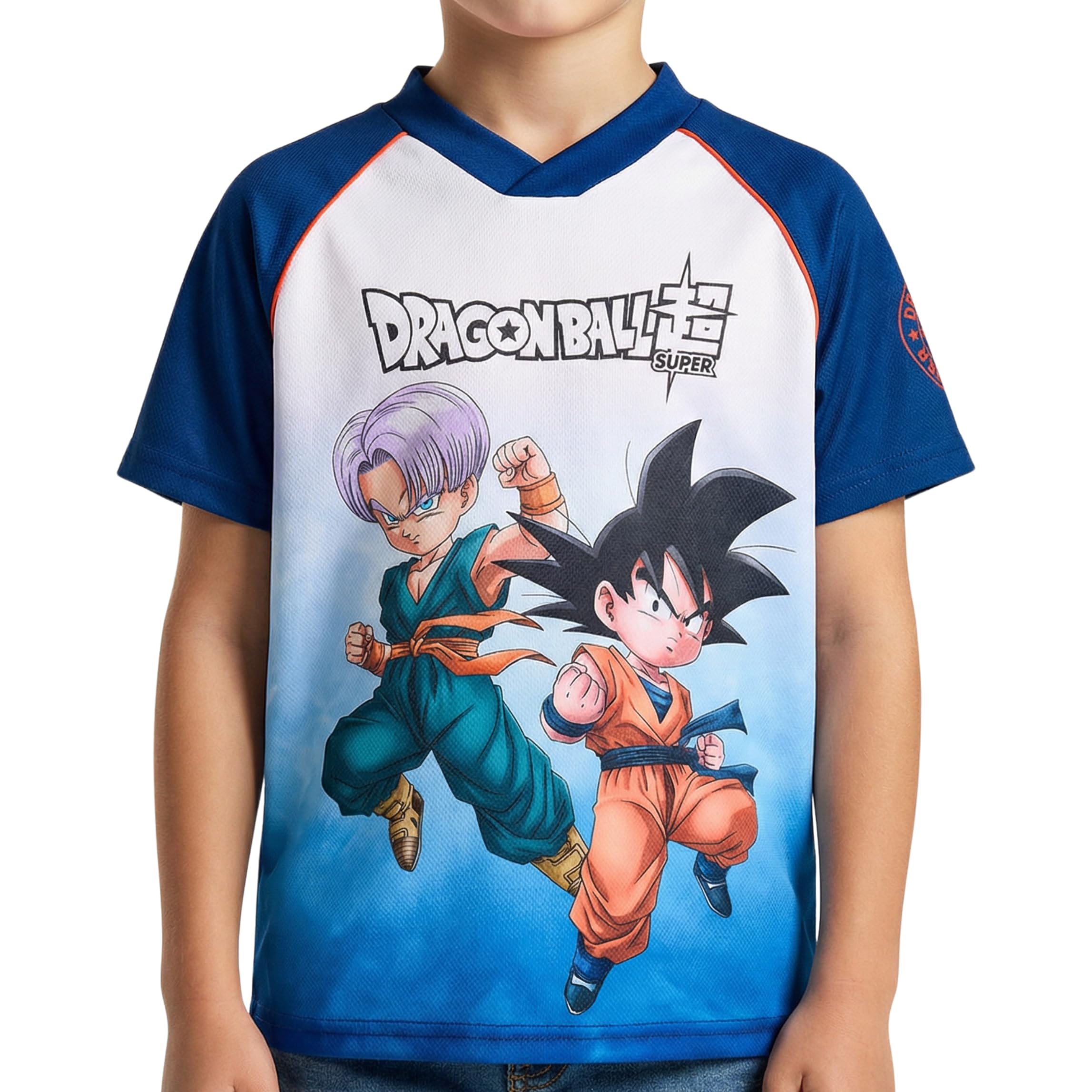 Dragon Ball Z T-Shirt Garçon, T-Shirt Manches Courtes, Cadeau pour Enfants, Tailles 4 à 12 Ans