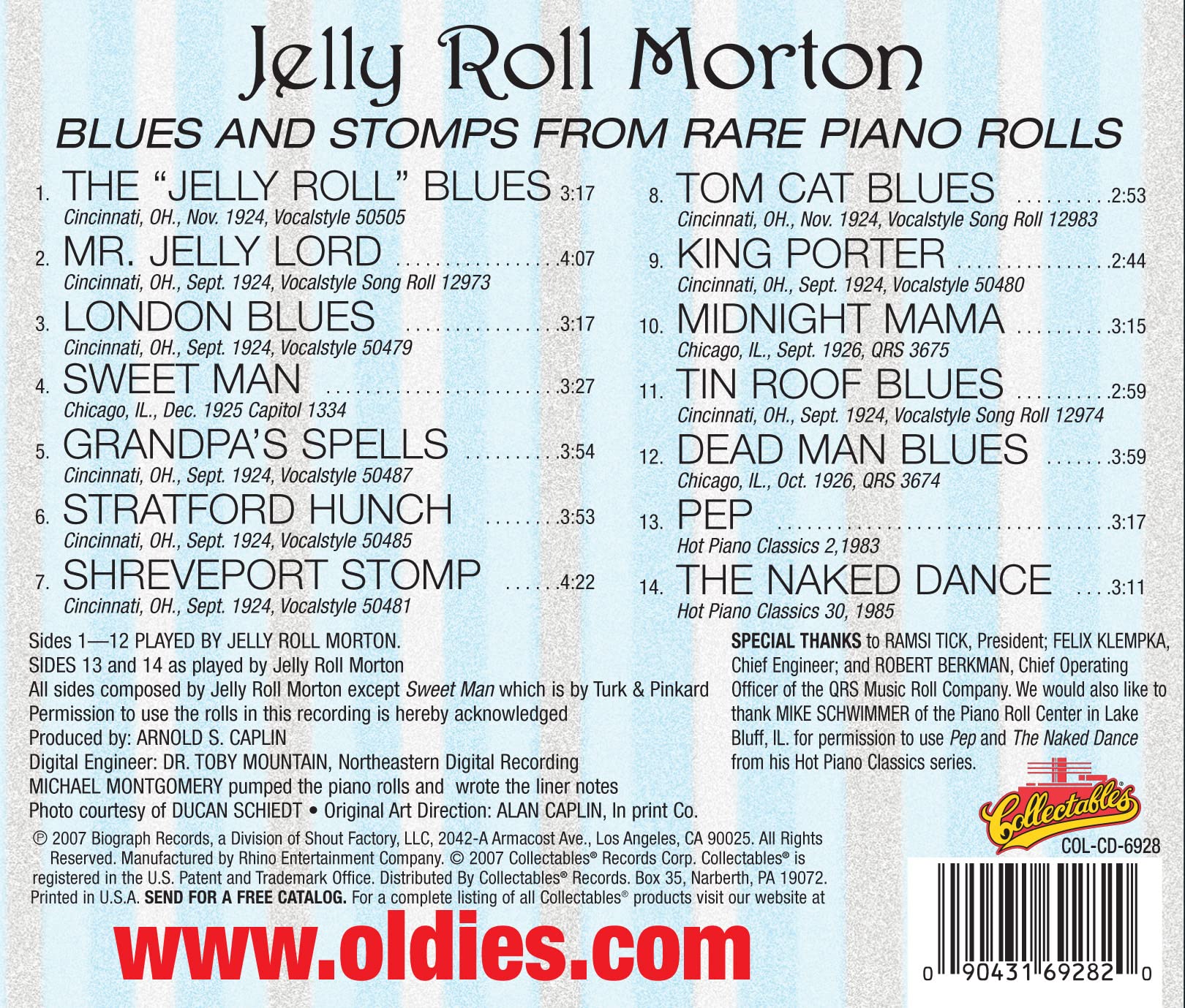 Blues & Stomps from Rare Piano Rolls