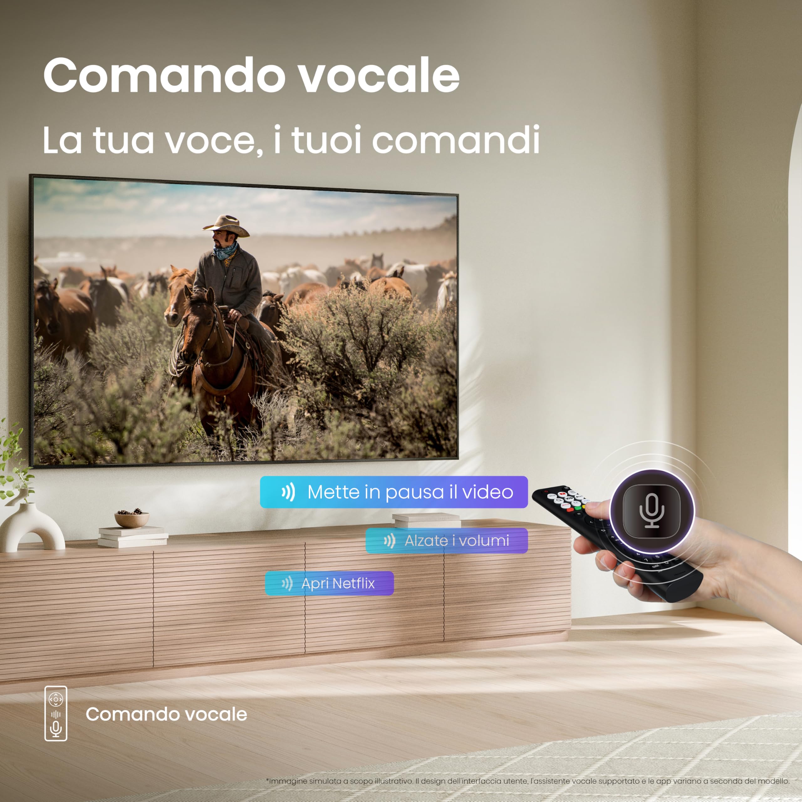 Hisense 55 cali Smart TV 4K Ultra HD 55E63QT VIDAA U8 Dolby Vision HDR10 Game Mode Plus Alexa