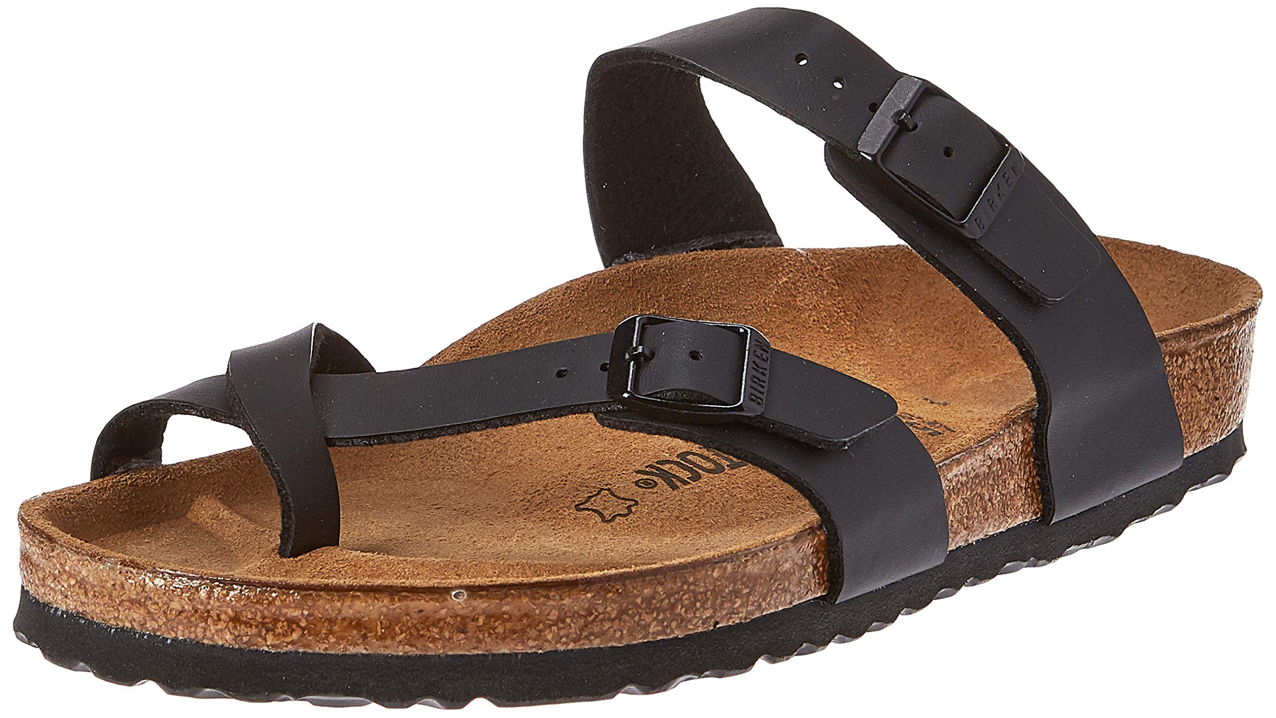 Birkenstock Women's Mayari Birko-Flor Sandal,Black,EU Size 37 / Women's US Size 6-6.5