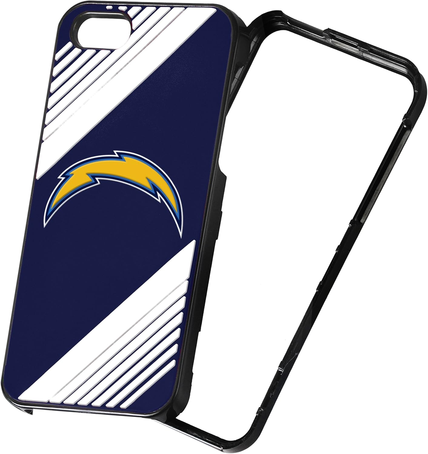 FOCO Forever Collectibles NFL 2-Piece Snap-On iPhone 5/5S Polycarbonate Case - Retail Packaging - San Diego Chargers