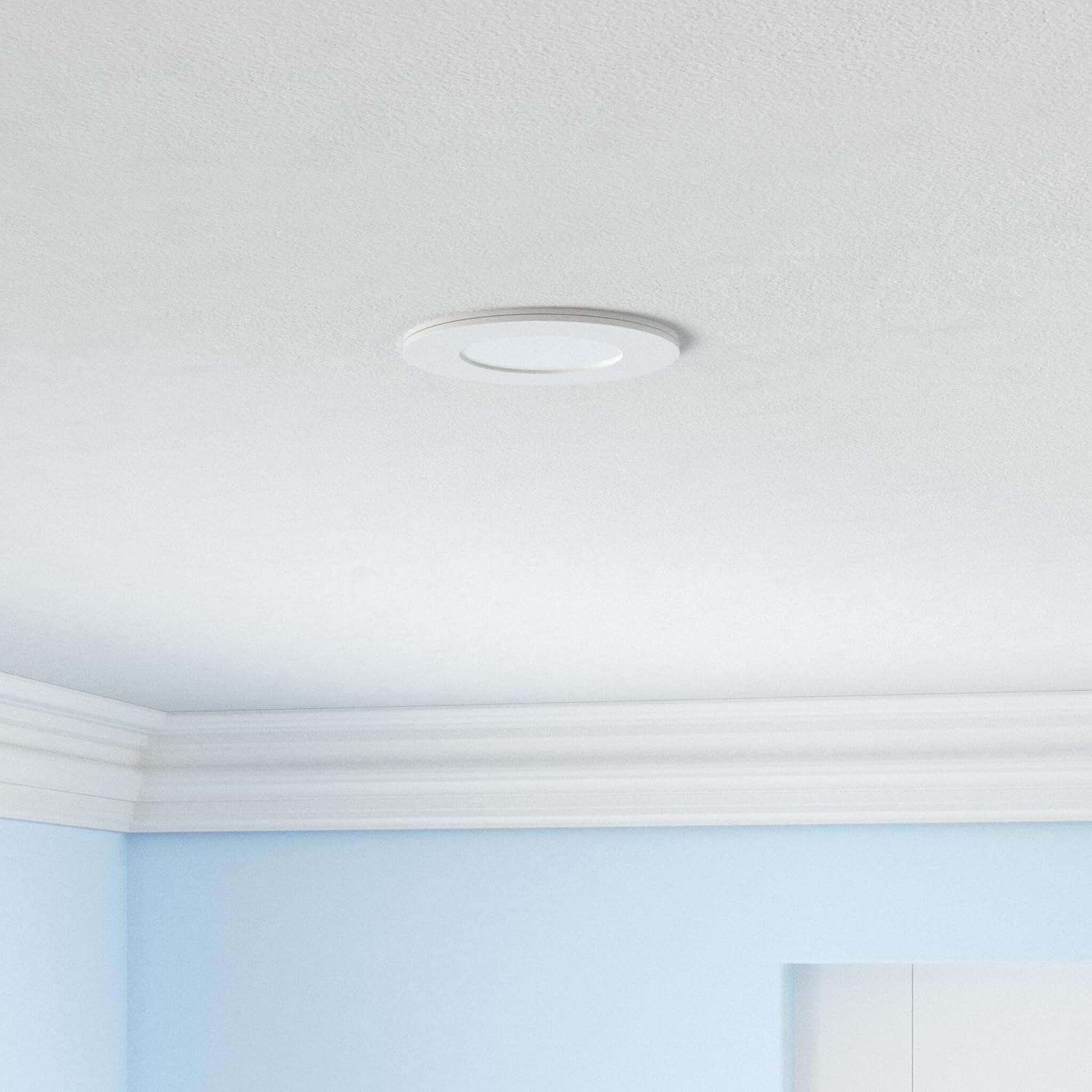 LUXRITE 12 Pack 3 Inch Ultra Thin LED Recessed Light with Junction Box, 8W, CCT Color Selectable 2700K | 3000K | 3500K | 4000K | 5000K, Dimmable Wafer Lights, 540 Lumens, ETL & Energy Star, IC Rated