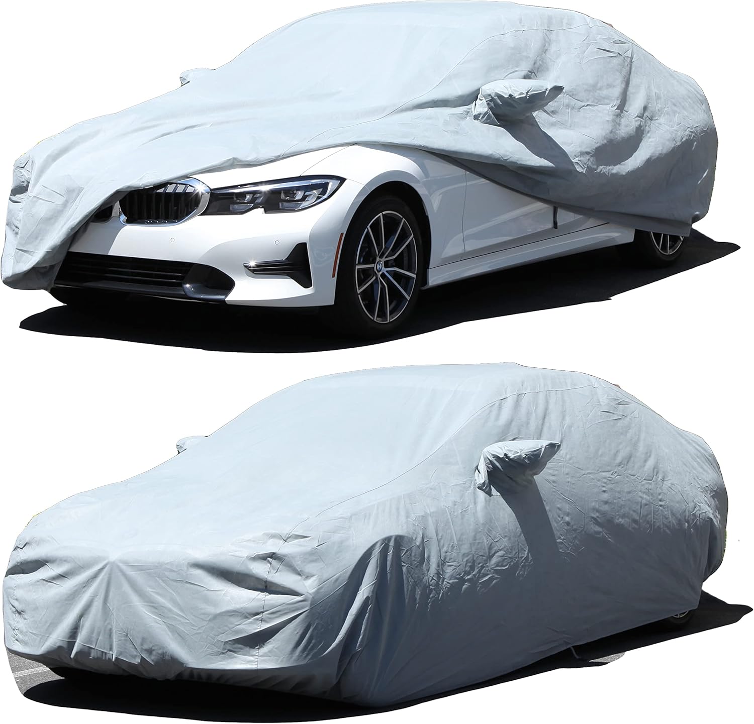 Car Cover Fits 2019 2020 2021 2022 2023 2024 2025 BMW 330I 340I 328D M340I M3 XTREMECOVERPRO Diamond Series Silver