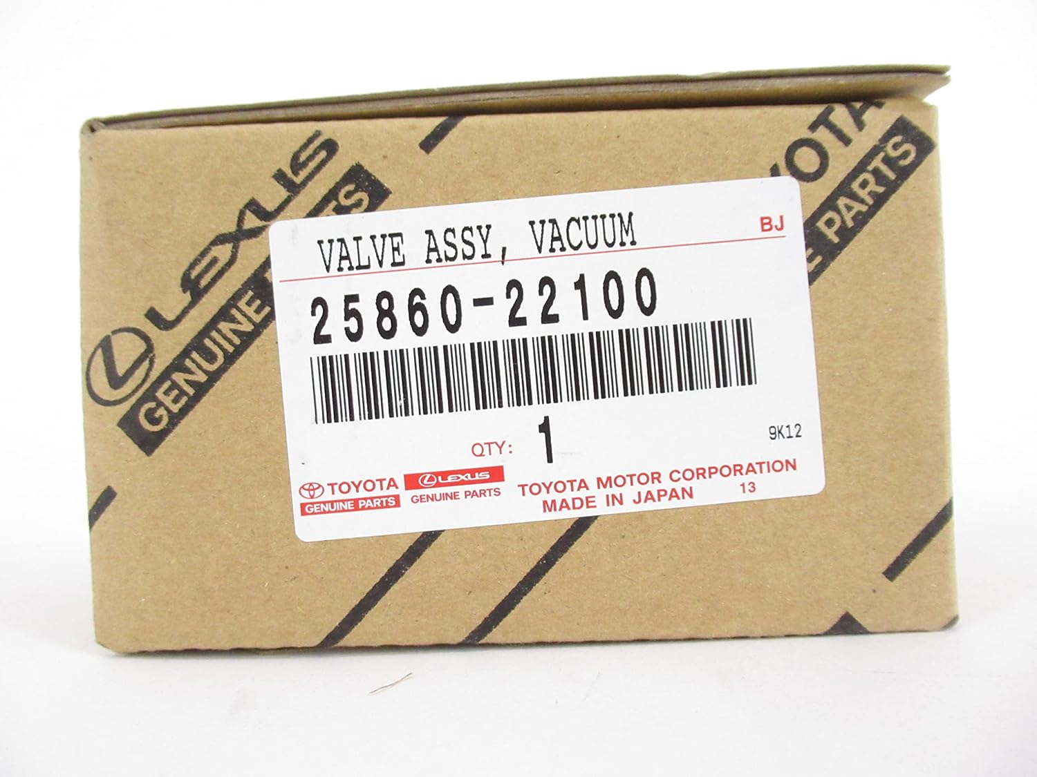 Toyota Genuine Parts - Valve Assy, Vacuum S (25860-22100)