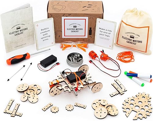 Miniatura 2 de Tinkering Labs Kit de catalizador de motores eléctricos para ingeniería robotizas proyectos de construcción de circuitos para niños y adolescentes