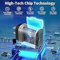 Vista 6 de KASHIMURA USB C Super Fast Charging, 2 Pack 25W PD USB C Power PPS Rapid Charger with 6FT Type C to C Quick Charge Cable for Samsung Galaxy S22 21