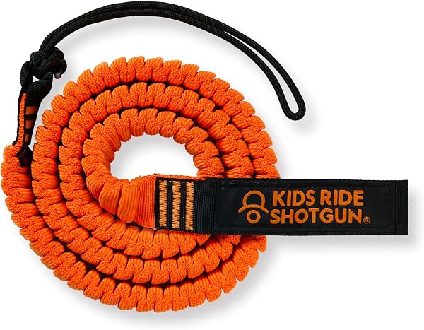 Kids Ride Shotgun - Corde de remorquage pour VTT - Cordon élastique pour vélo Enfant, Fixation à Tire - 1