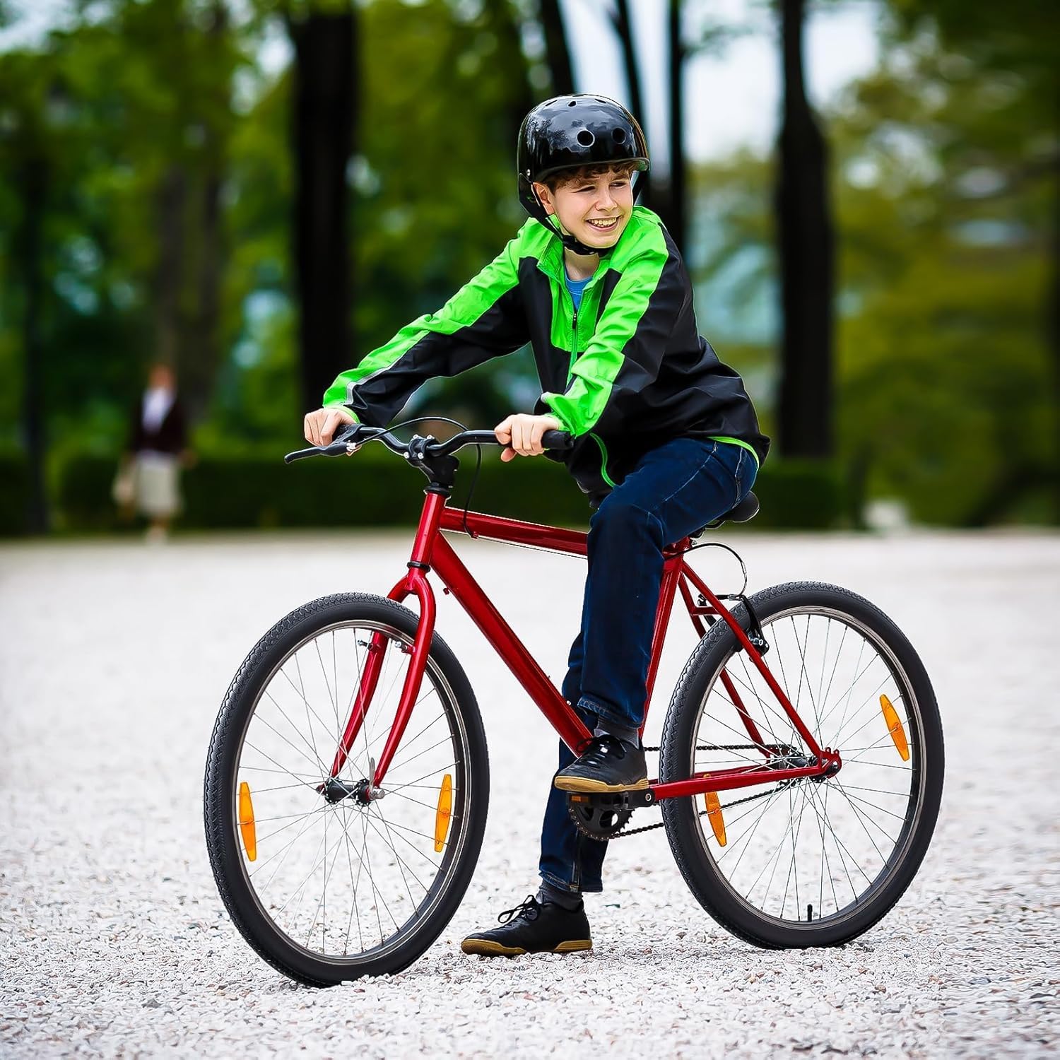 YUNSCM 2 neumáticos de bicicleta de carretera de 20 x 1 3/8 (37-451) y tubos de bicicleta resistentes de 20 pulgadas, válvula Presta compatible con neumáticos y tubos de bicicleta de 20 x 1 3/8 (Y-930