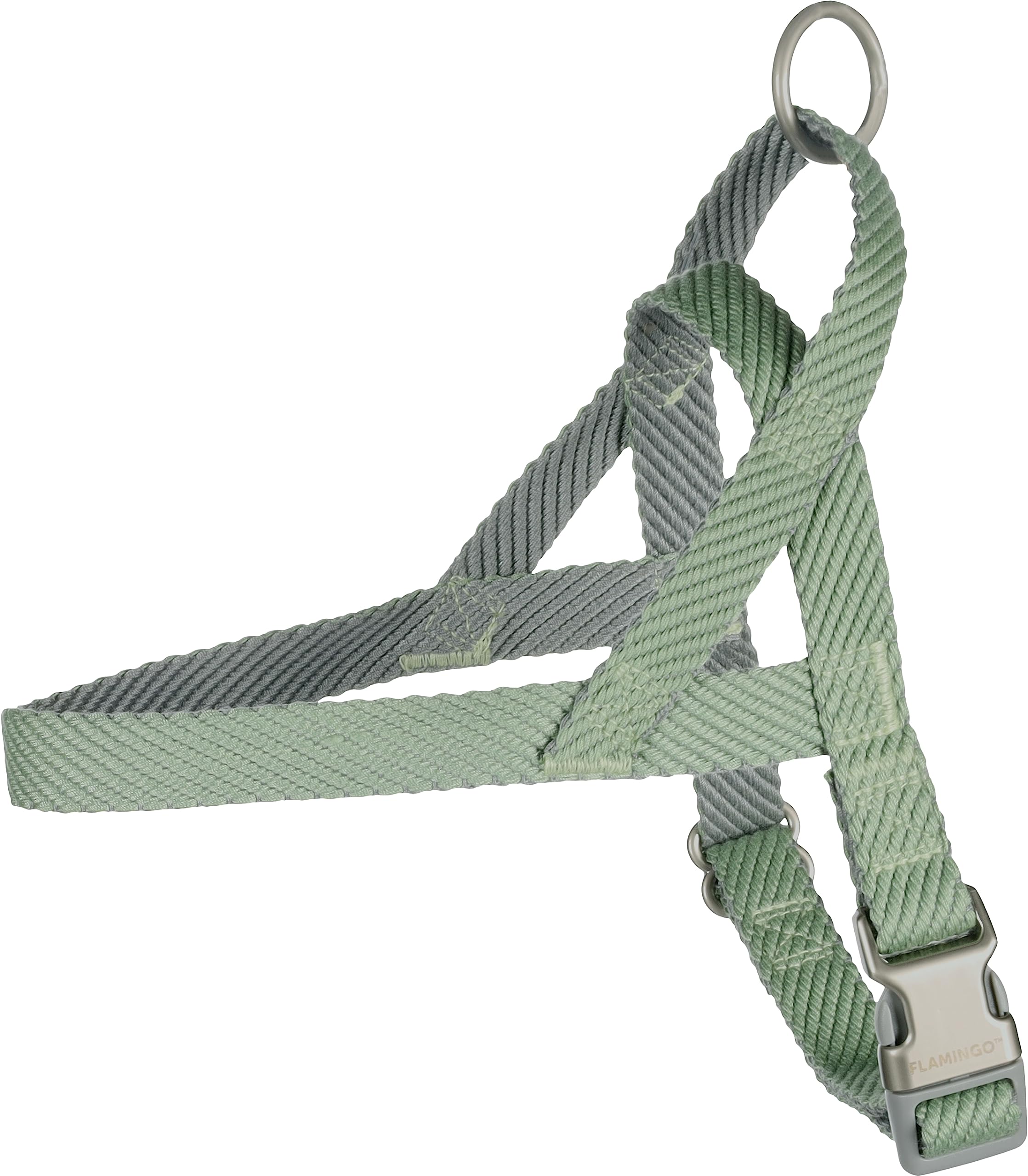 Flamingo Dog Harness Noors Elly Light green M 42cm 52-65cm 25mm