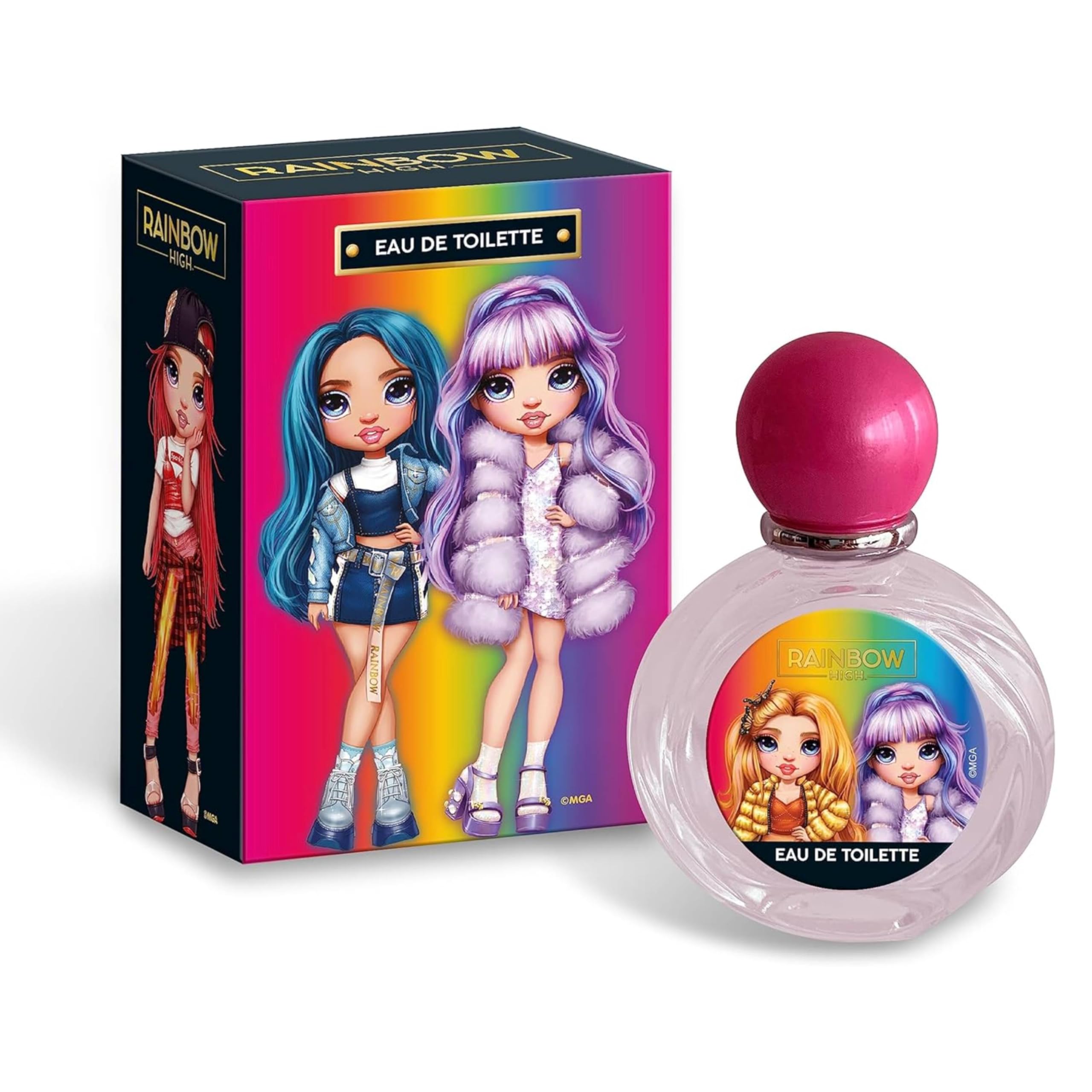 Rainbow High Eau De Toilette Natural Perfume - Long-Lasting EDT Perfume for Kids and Adults - Playful and Vibrant Scent - Best Gift for Children, 50ml