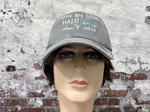 Miniatura 6 de Hepandy Sombreros bordados lado a lado del cabello Don't Care