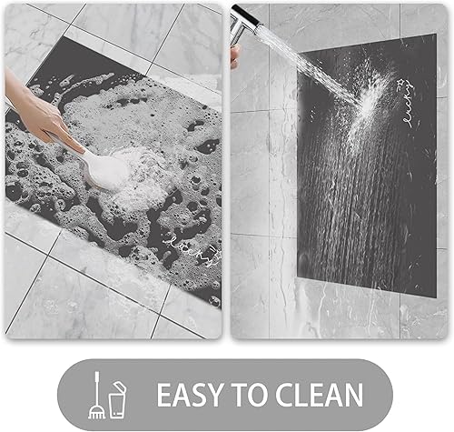 Miniatura 6 de LYGLIGH Tapete fino para puerta de baño alfombras de entrada, ultra delgadas, antideslizantes, absorbentes, para entrada de puerta delantera,