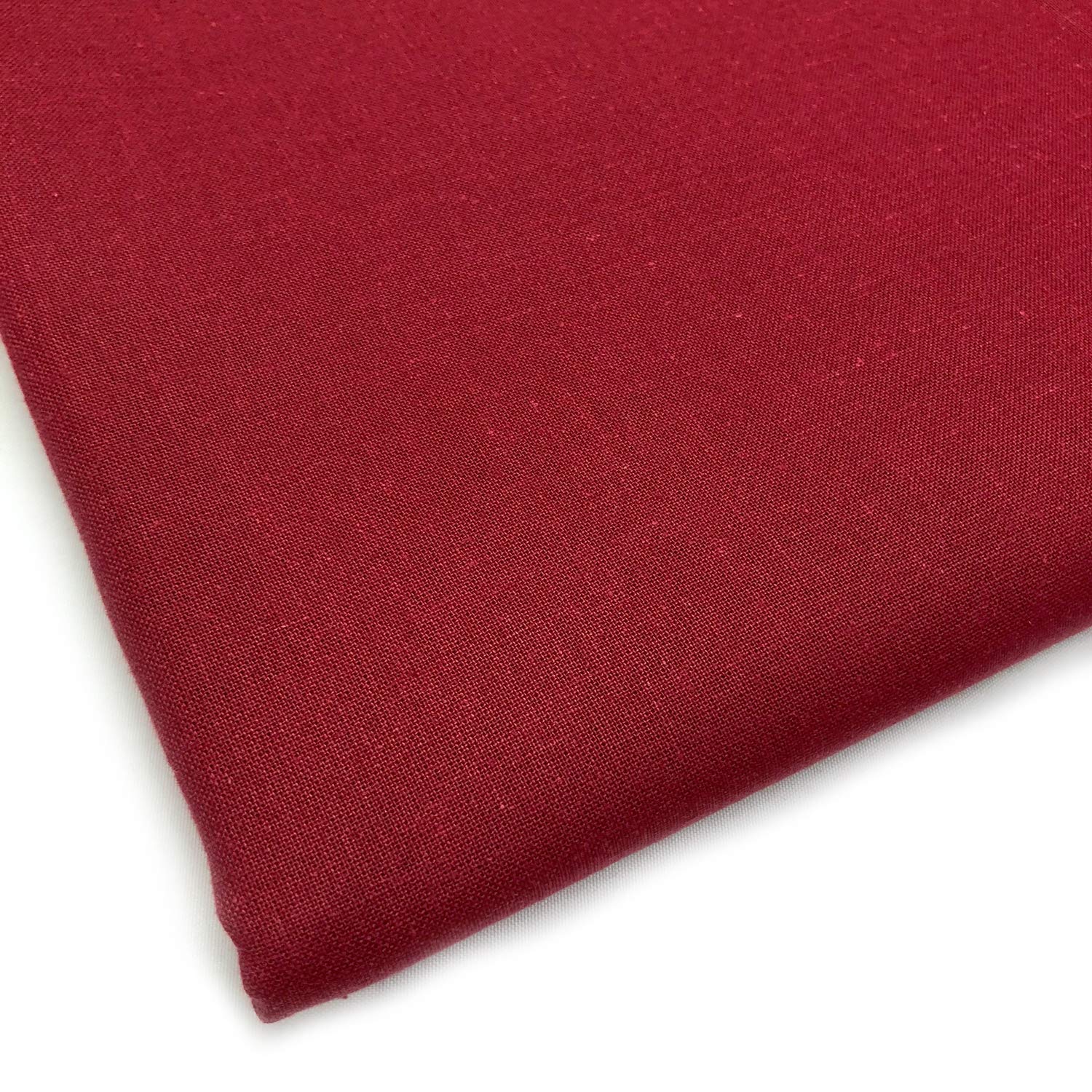 FABRICS KING ONLINE Lifestyle Plain Extra Wide 100% Cotton Poplin Craft Sheeting Fabric Material for Dressmaking Project Sheeting Sewing Quilting | 60" | 150cm Wide | Sold by The Metre (Wine)