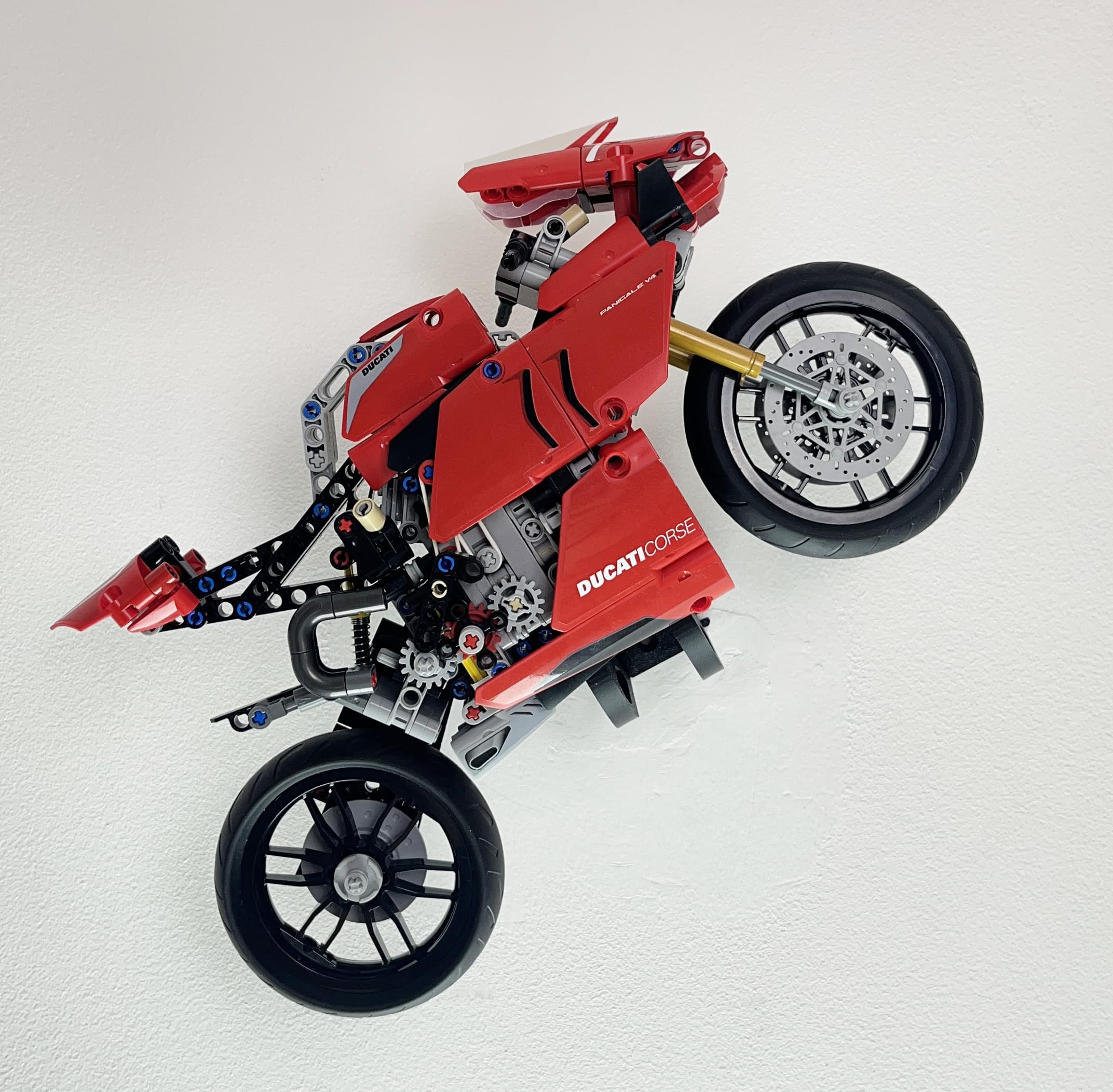 Brick Nest Wall Mount Compatible with Lego Ducati Panigale V4 R 42107 - Image 3