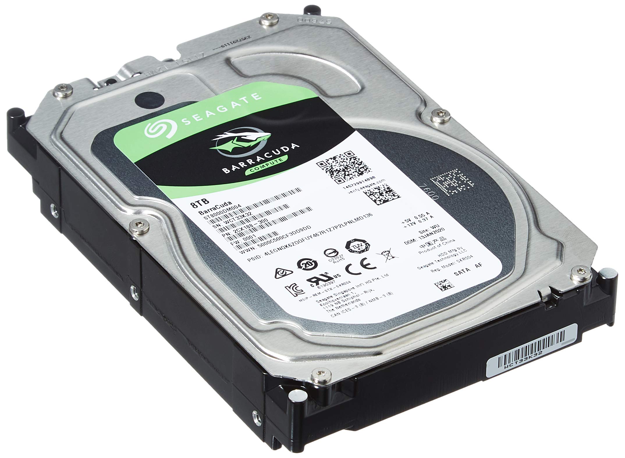 Amazon | 【Amazon.co.jp限定】Seagate BarraCuda 3.5インチ 8TB 内蔵 