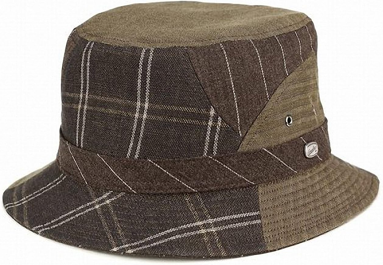 atiissu バケットハット オリーブブラック 韓国ファッション レッド