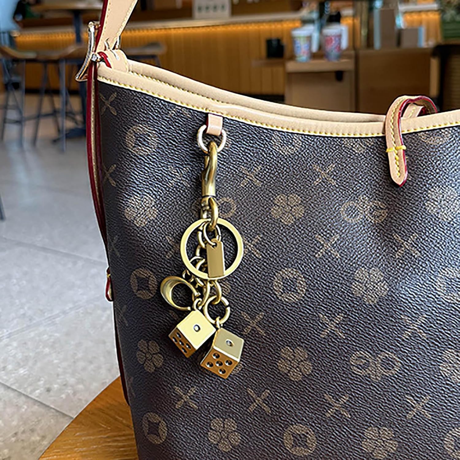 Cute Purse Charm Keychain for Women, Bag Charm Accessory for Handbags & Backpacks, Gift for Her