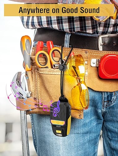 Miniatura 3 de GBEAST Altavoz Bluetooth Portátil, Mini Altavoces Portátiles con Clip para Llevar Puestos, Tiempo de Reproducción Todo el Día, Resistente al Agua,