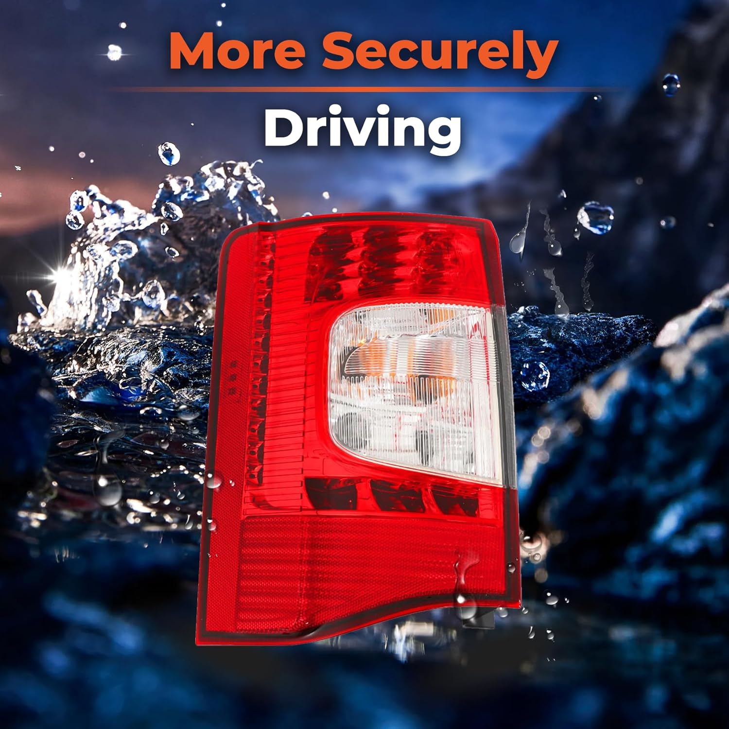 labwork Outer Tail Lamp Light Replacement for Town and Country 2011-2016 Red Lens Driver Side Brake Light CH2800198