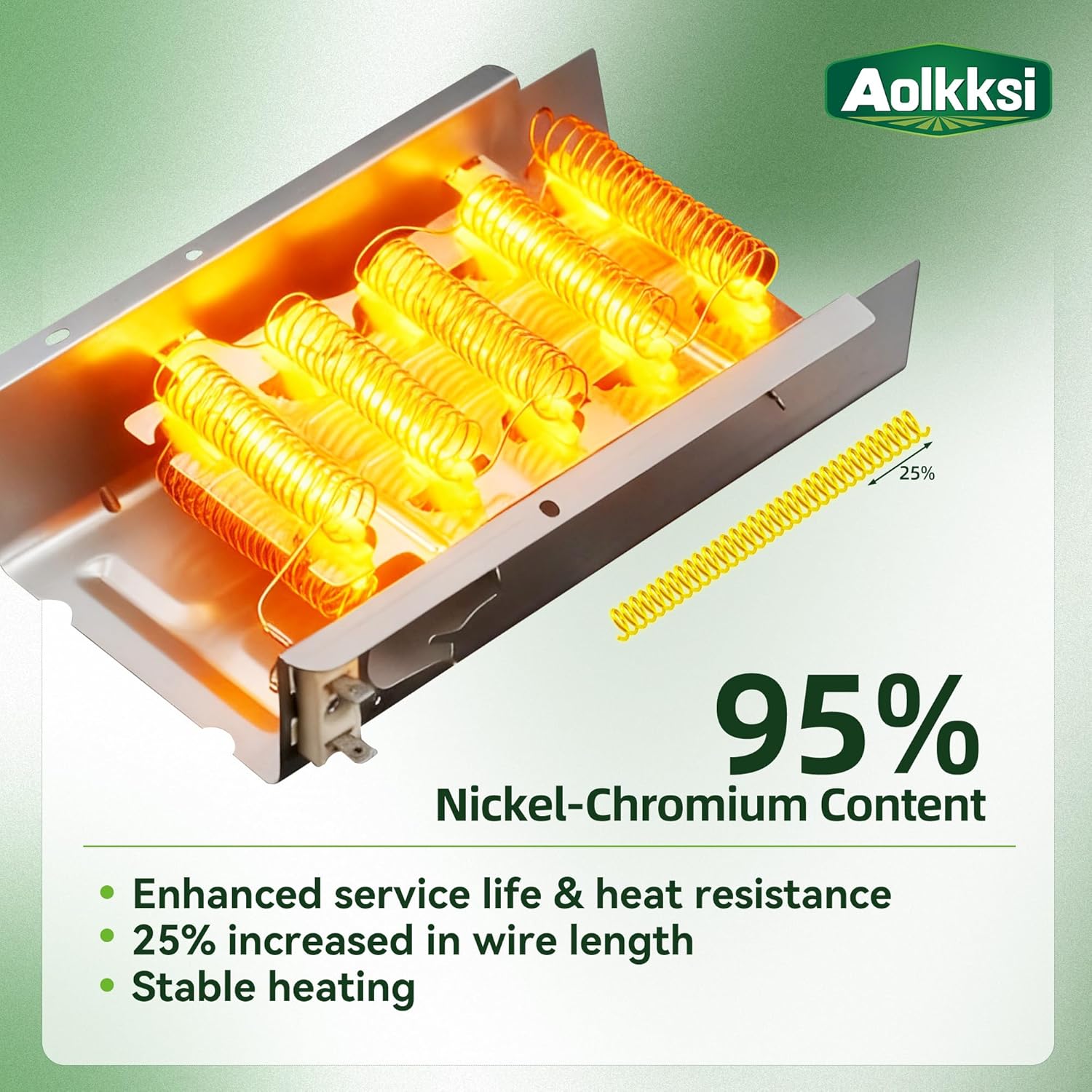 UPGRADE 279838 W10724237 Dryer Heating Element kit fit for Whirlpool Wed4815ew1 Maytag Centennial Dryer Parts Kenmore 70 80 Series Model 110 Amana NED4655EW1 8565582 3403585