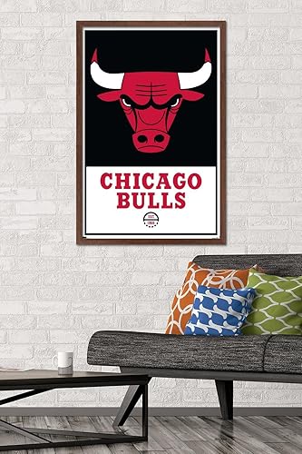 Miniatura 7 de Trends International NBA Chicago Bulls - Póster de pared con logotipo 21, 22.375 x 34 pulgadas, paquete de póster y montaje