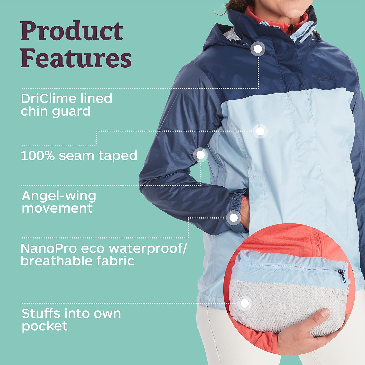 MARMOT Women's PreCip ECO Jacket