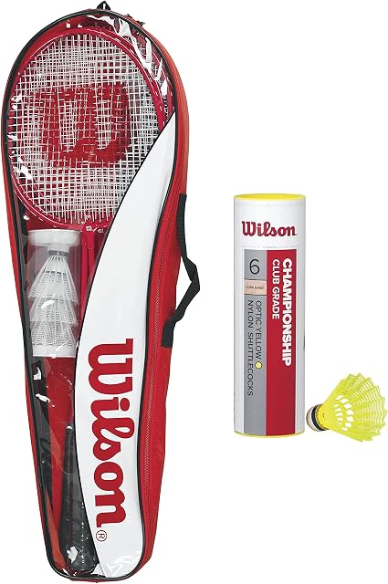 Wilson Badminton Set, Unisex, Incl. Four Rackets