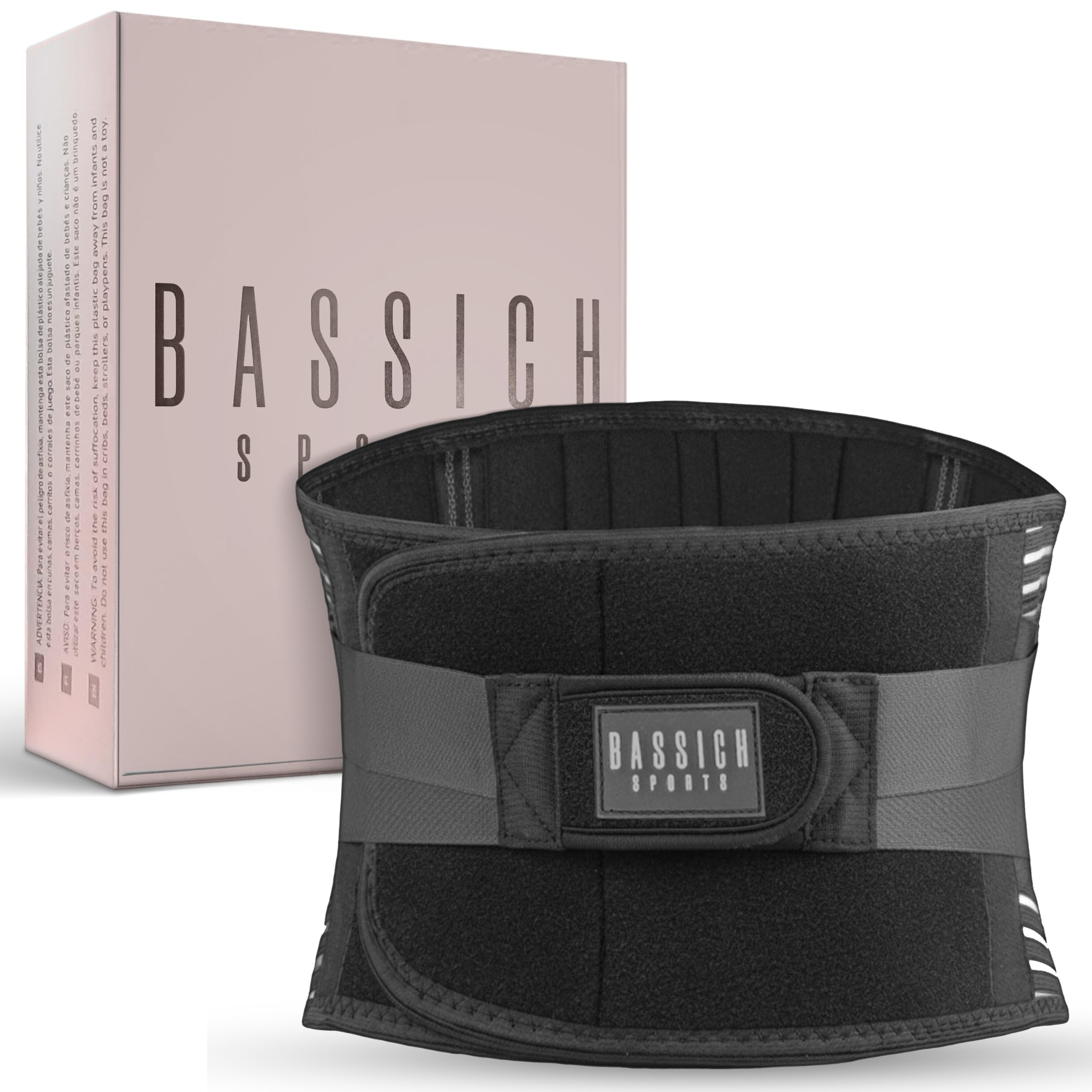 Faja Lumbar Hombre y Mujer para Trabajo y Uso Diario – Soporte Lumbar Ajustable, Cómoda y Resistente | Mayor Anchura en Espalda | Presentación Premium