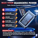 Autel Scanner MaxiCOM MK808S, 2026 OBD2 Scan Tool as MaxiCheck MX808S MX900 MK900BT MK808BT Pro, 3000+ Active Test, 28+ Service for 200+ Brands, OE All System Diagnostics, FCA & SGW, 10X Faster OS 11