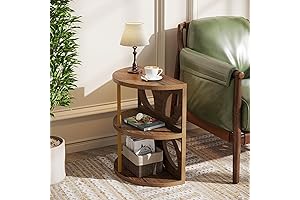 Tribesigns Half Circle Side Table: Optimize Your Home with Style and Functionality
