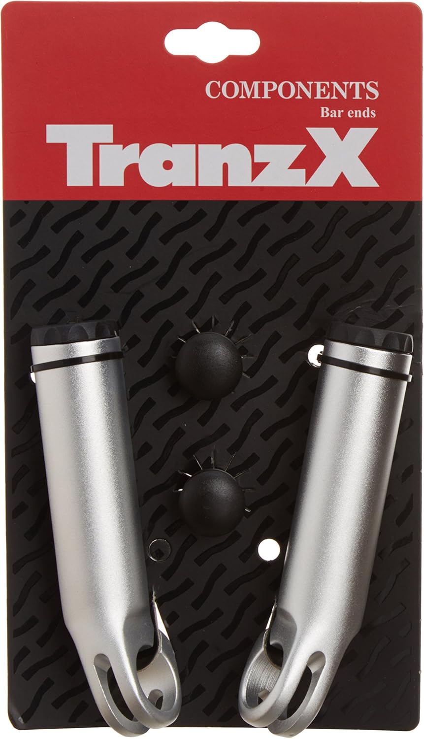 Tranzx JD 886 Combination Bike Bar Ends with Tool Kit Silver, 28.6 x 110 mm Amazon.co.uk