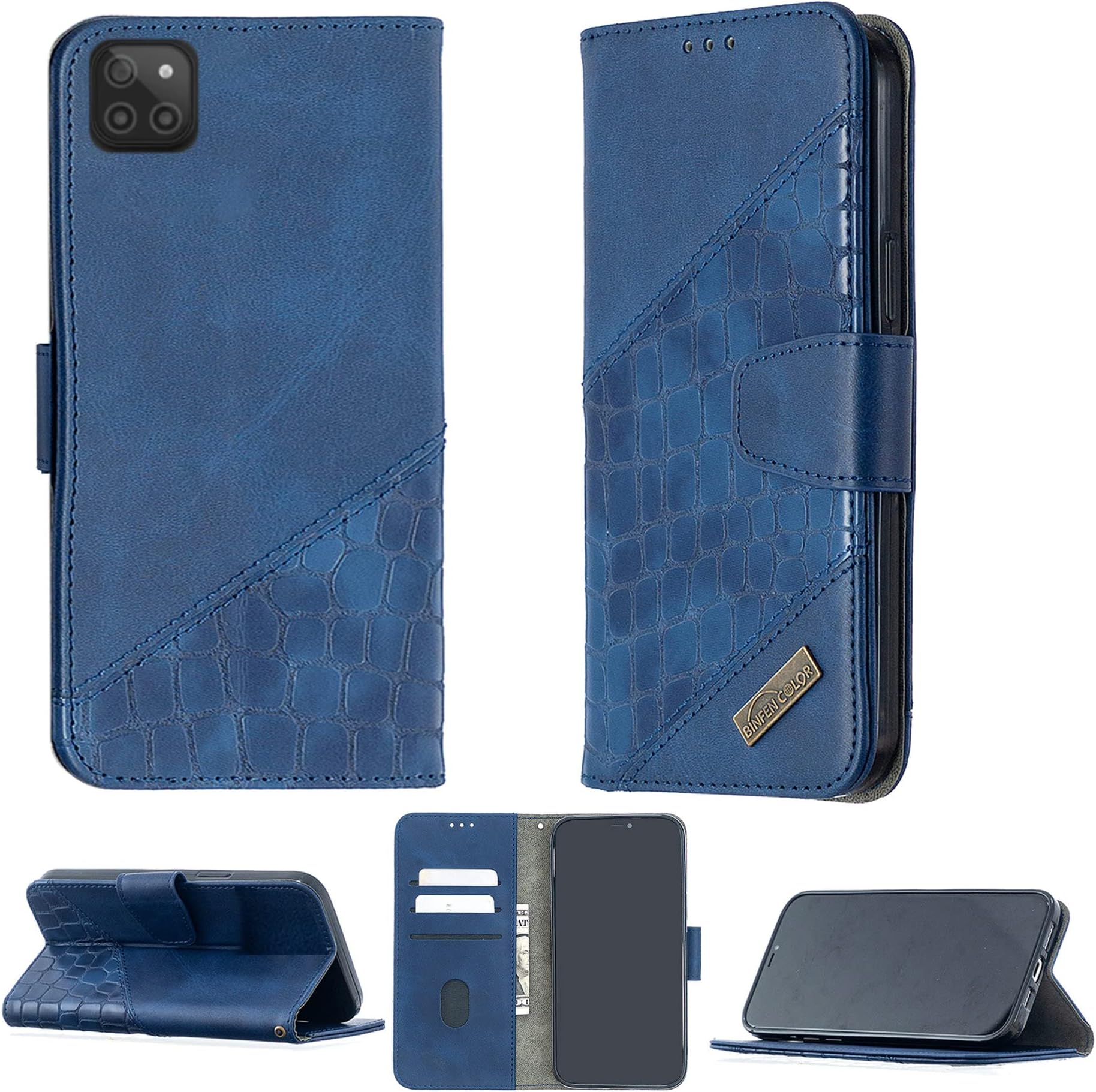 AroepurtAroepurt Modephone Mode Earn Phone Case Compatible for Modephone Mode Earn Phone Phone Case Flip Stand Cover Women Wallet BF04-Blue