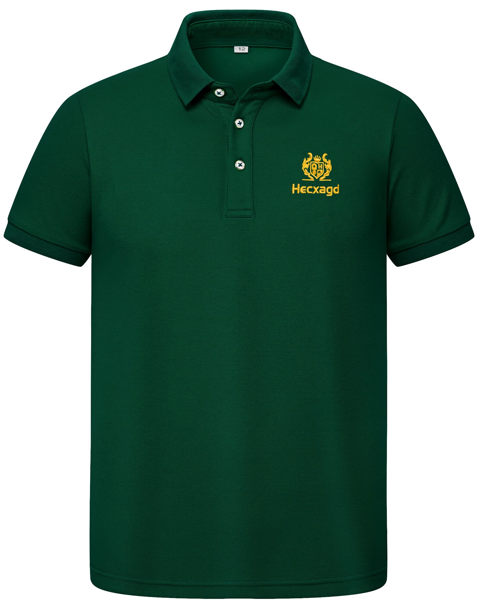 Boys Polo Shirt Cotton Performance Kids Golf Polo Shirts Short Sleeve Dry Fit School Uniform for Boys to Youth Polos 4T-16Y