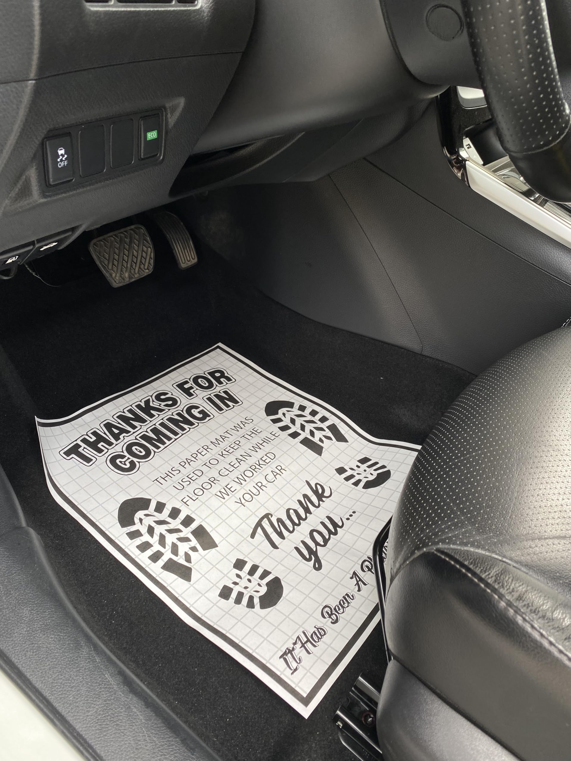 100pcs Car Paper Floor Mats 16 20 Inch White Disposable Vehicle Floor Pads Detail Protection Car Detailing Disposable — view 5