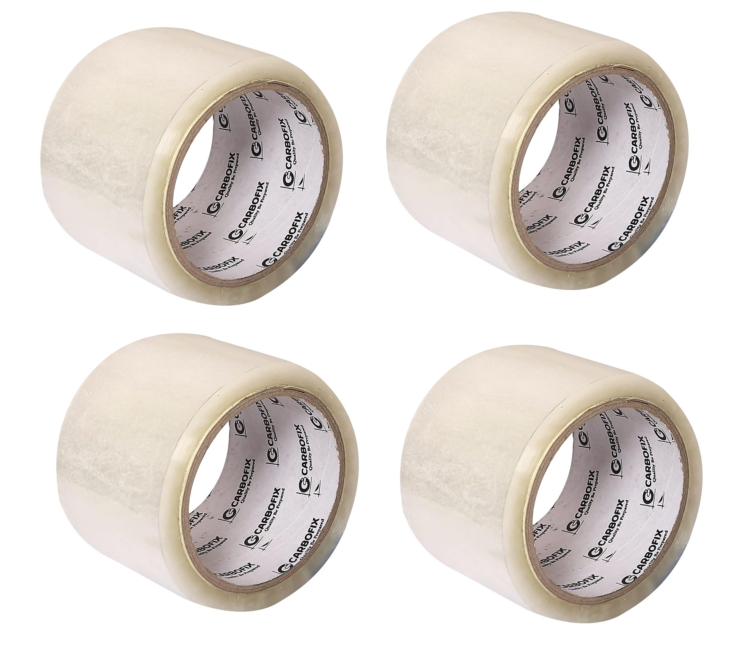 CARBOFIX GOLD (Pack of-16 Transparent Heavy Duty Packaging Tape 72mm X 65 mtr Adhesive Multipurpose Home, Office Use DIY
