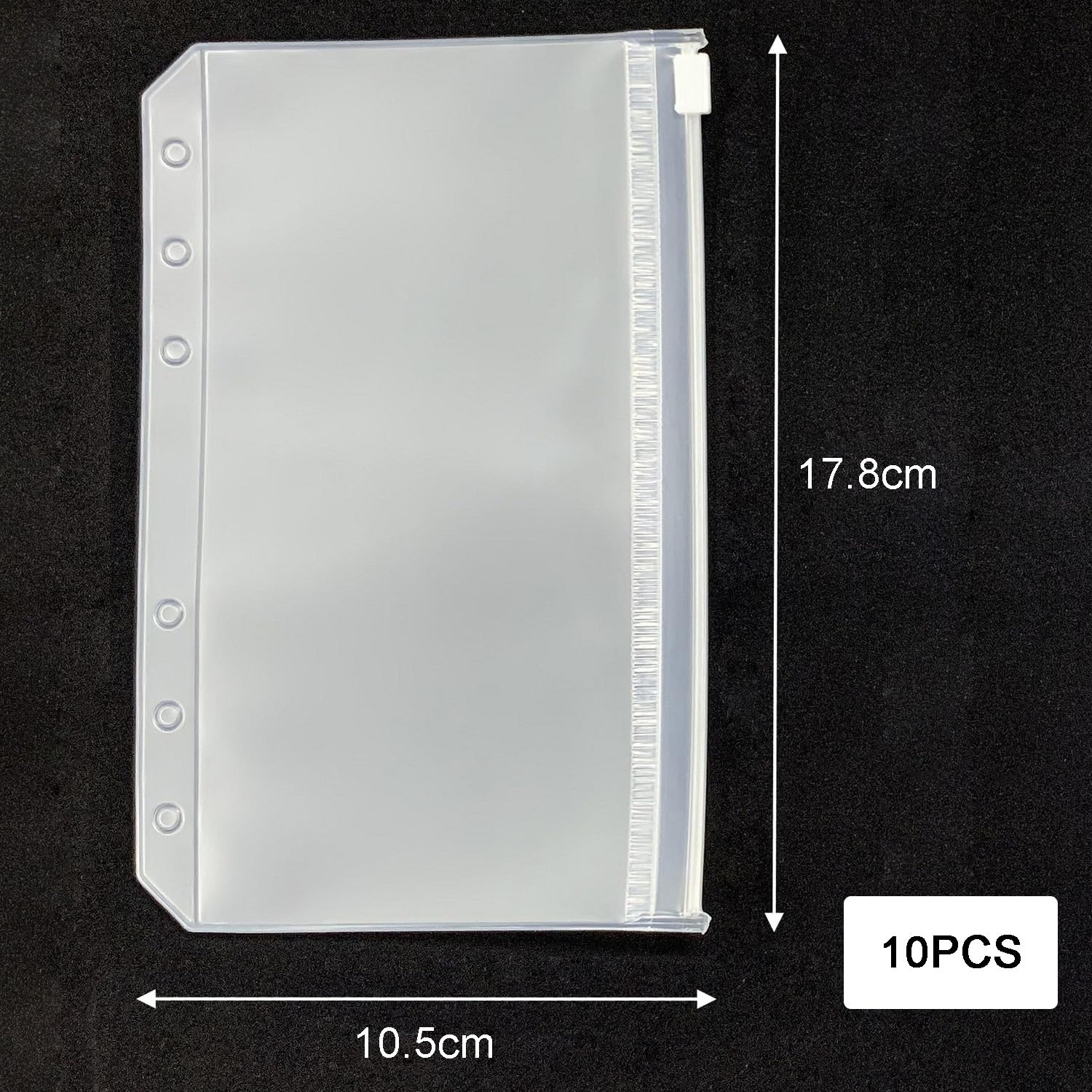 DealKits A6 Binder Taschen 15 Stück - Durchsichtige PVC Umschläge Für Ordner & Planer