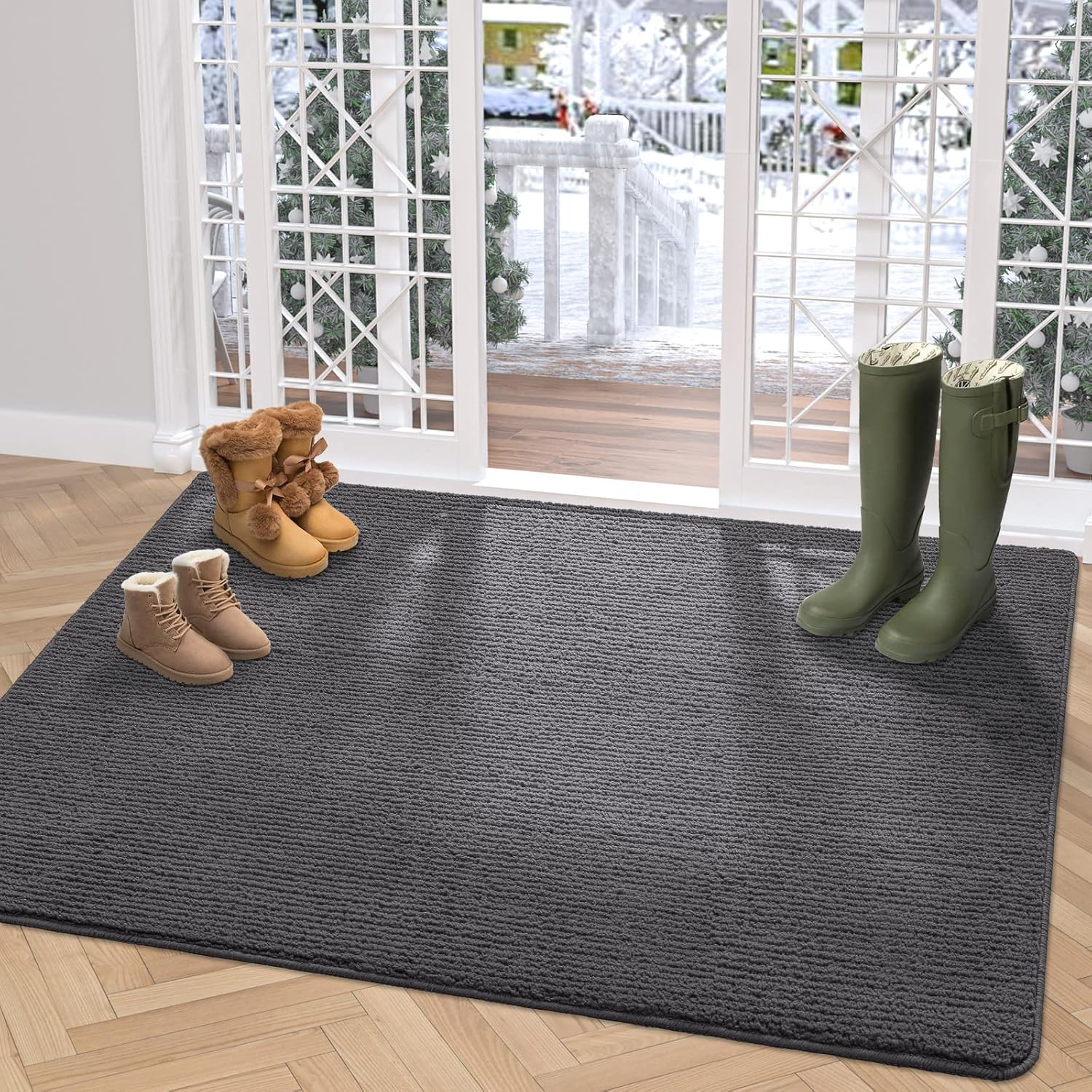 DEXI Large Door Mat Indoor 35.5"x59" Entrance Rug Doormat Indoor Mat