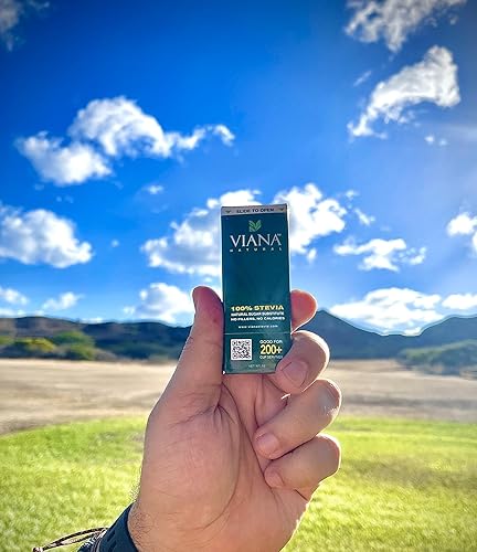 Miniatura 6 de VIANA STEVIA - Extracto de estevia granular 100% puro garantizado Rebaudiósido-A (Reb-A) 97%, sin rellenos, paquete de tamaño de bolsillo, ayuda