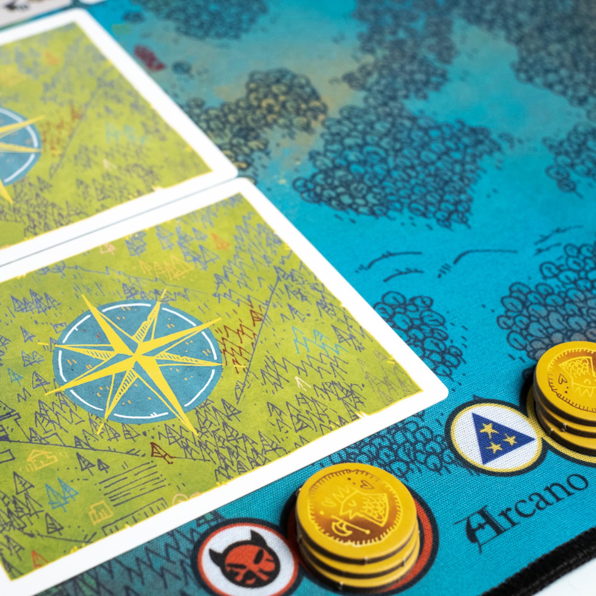 2Tomatoes Games | Oath: Crónica del Imperio y EL Exilio | Konkurencyjna gra planszowa | Napisz historię starego kraju | hiszpański, angielski, francuski | dla 1-6 graczy | Temat: Fantasy