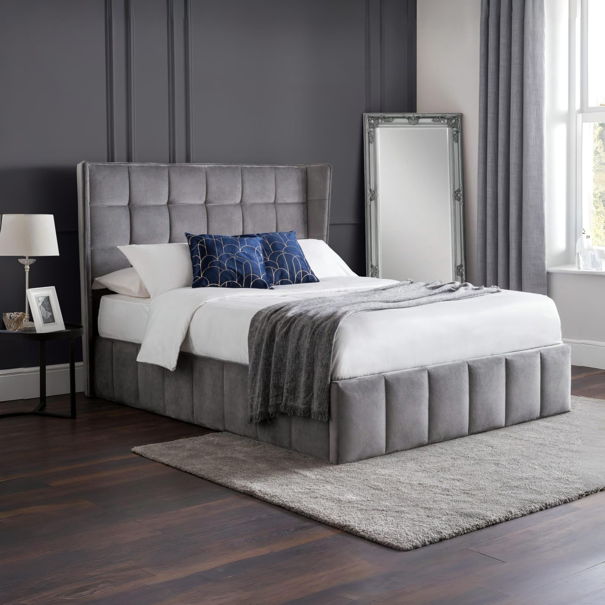 Julian Bowen Gatsby & Storage Ottoman Bed - Double