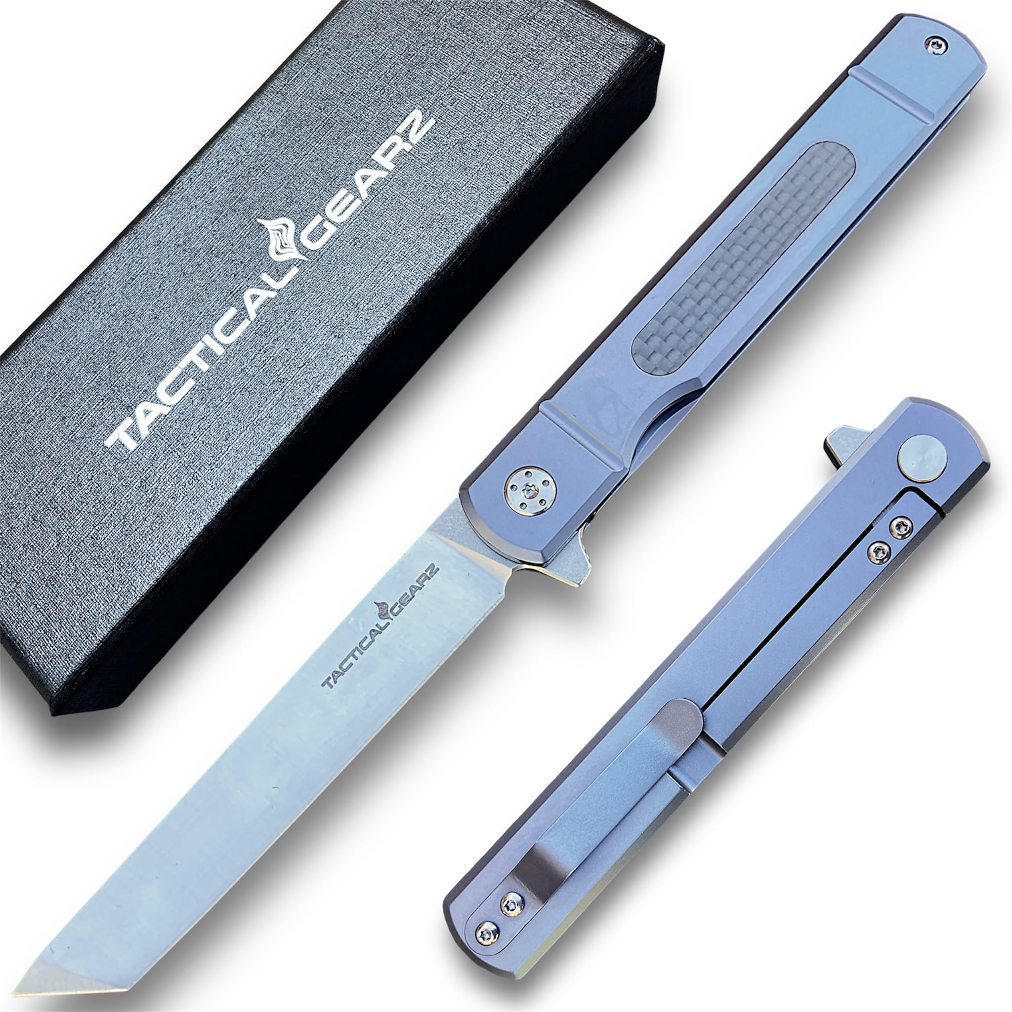 Amazon.com: TacticalGearz: Gentlemen Titanium Folders