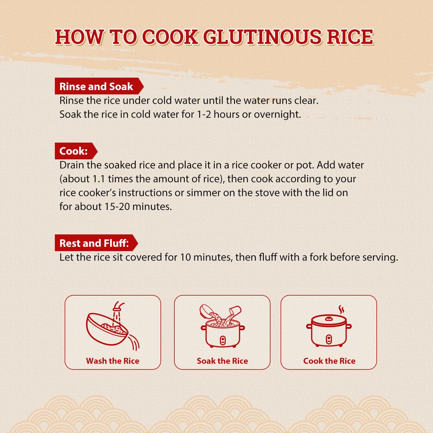 52USA Sweet Sticky Rice 2 Pound 32 Ounce Premium Glutinous Rice 907g Pack of 1 Gluten-Free Vegan All — view 9