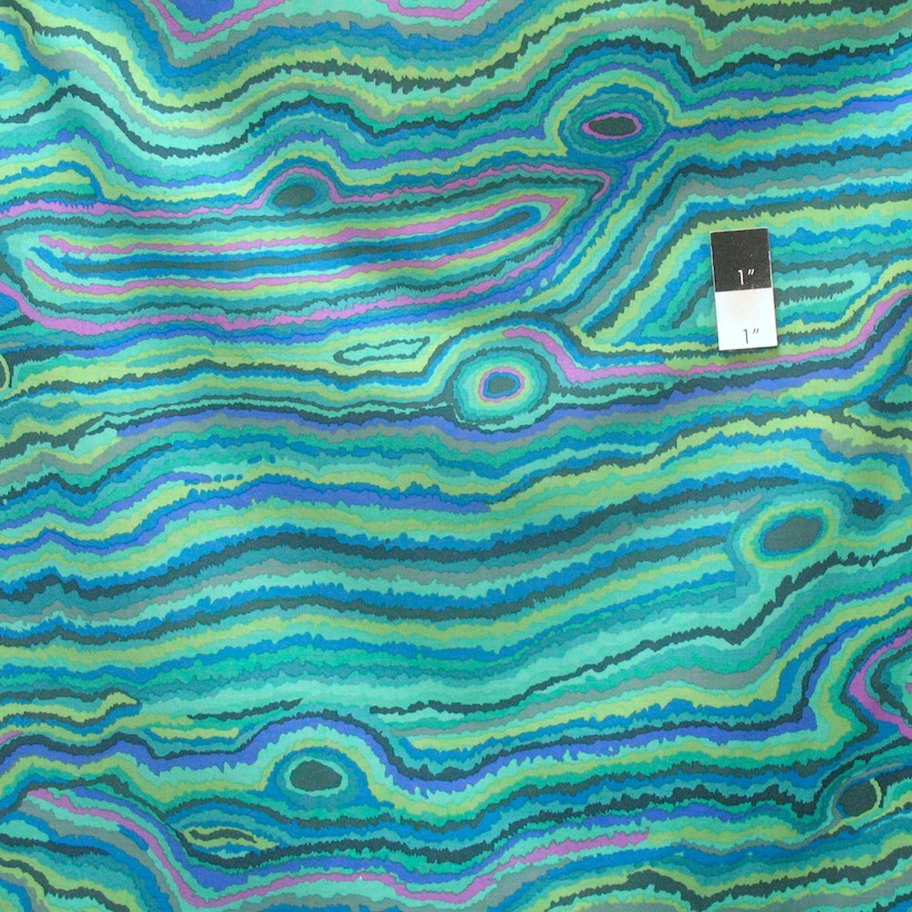 Kaffe Fassett PWGP131 Jupiter Jade Cotton Fabric by The Yard